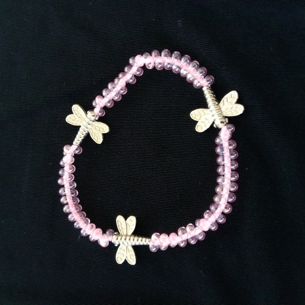 Beautiful hand-made Dragon Fly Anklets